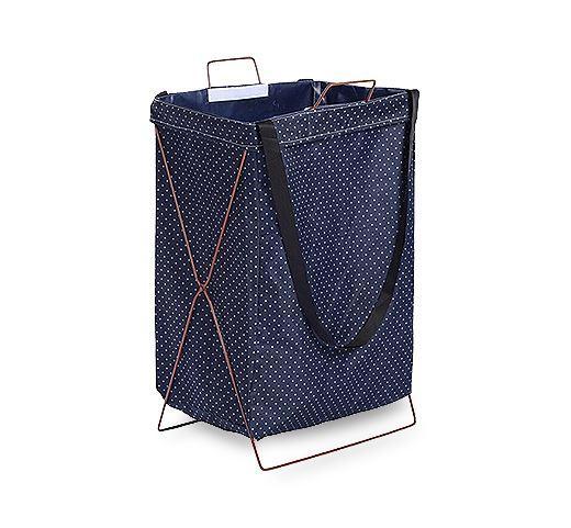 Panier A Linge Bleu Marine
