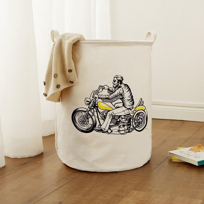 panier de rangement tissu moto