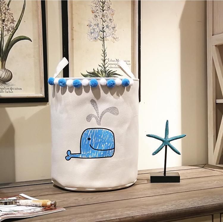 Panier Linge Enfant Baleine chambre