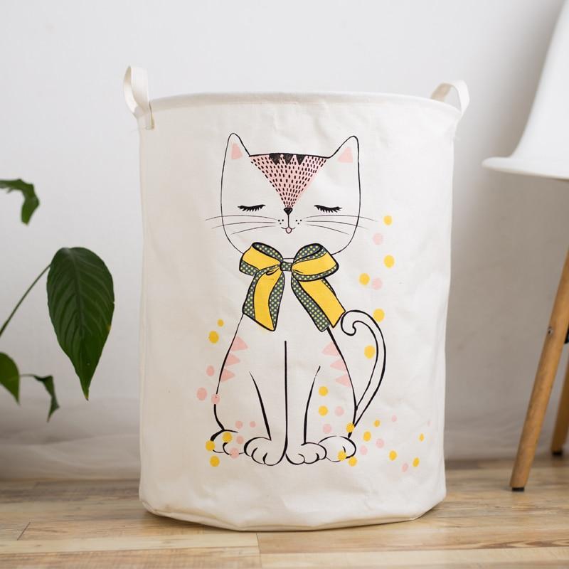 Panier Linge Enfant Chat