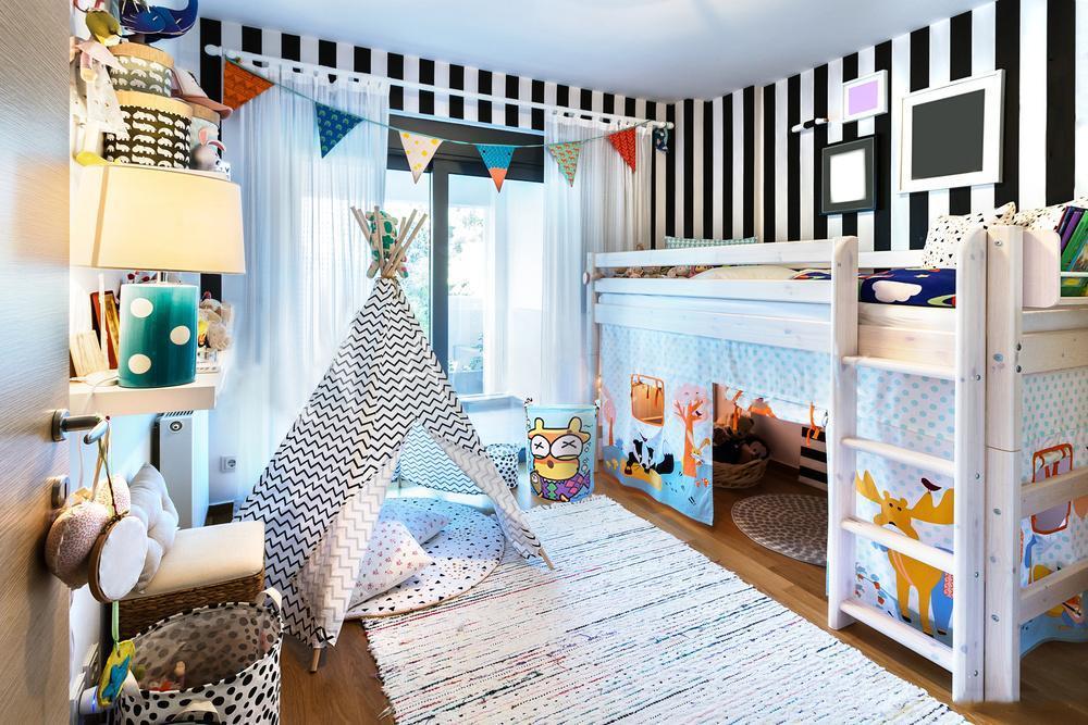 Panier Linge Enfant chambre rigolo