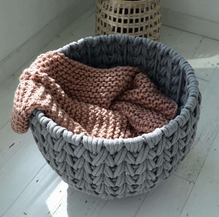 Panier Géant Design Tricoté Nexa