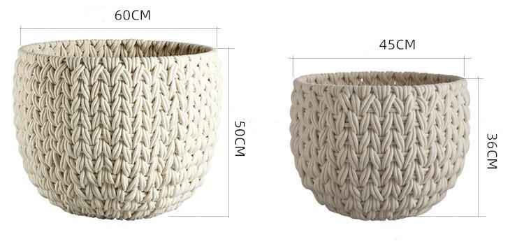 Panier Géant Design Tricoté Nexa