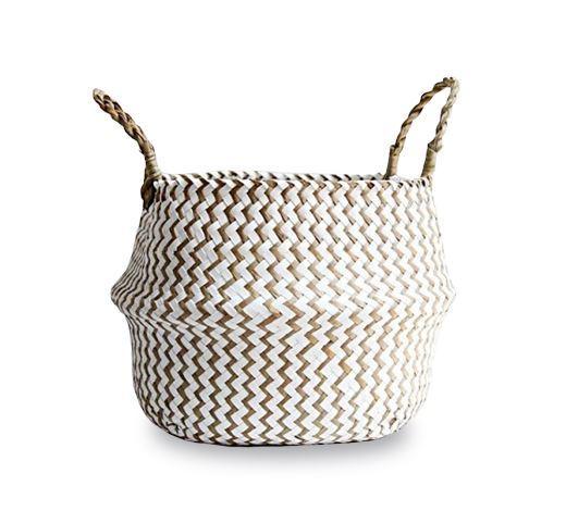 Panier Tressé Blanc