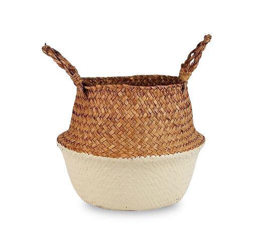 Panier Jonc de Mer couleur Sable