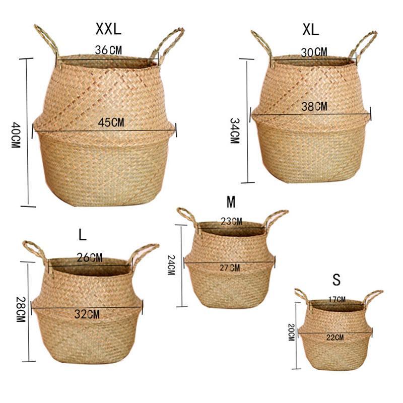 Panier pour Linge Jonc de Mer dimensions