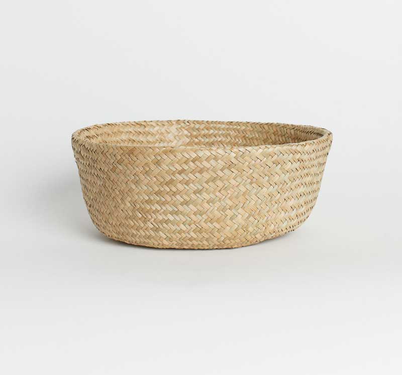 Panier à Linge Jonc de Mer Fait Main
