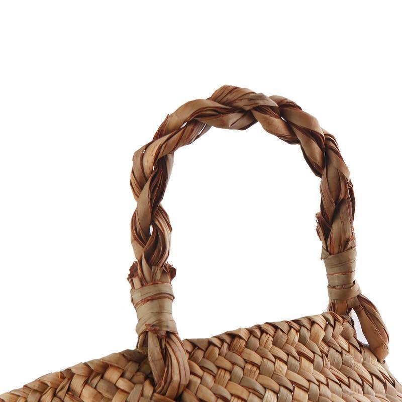 anse de panier de rangement en jonc