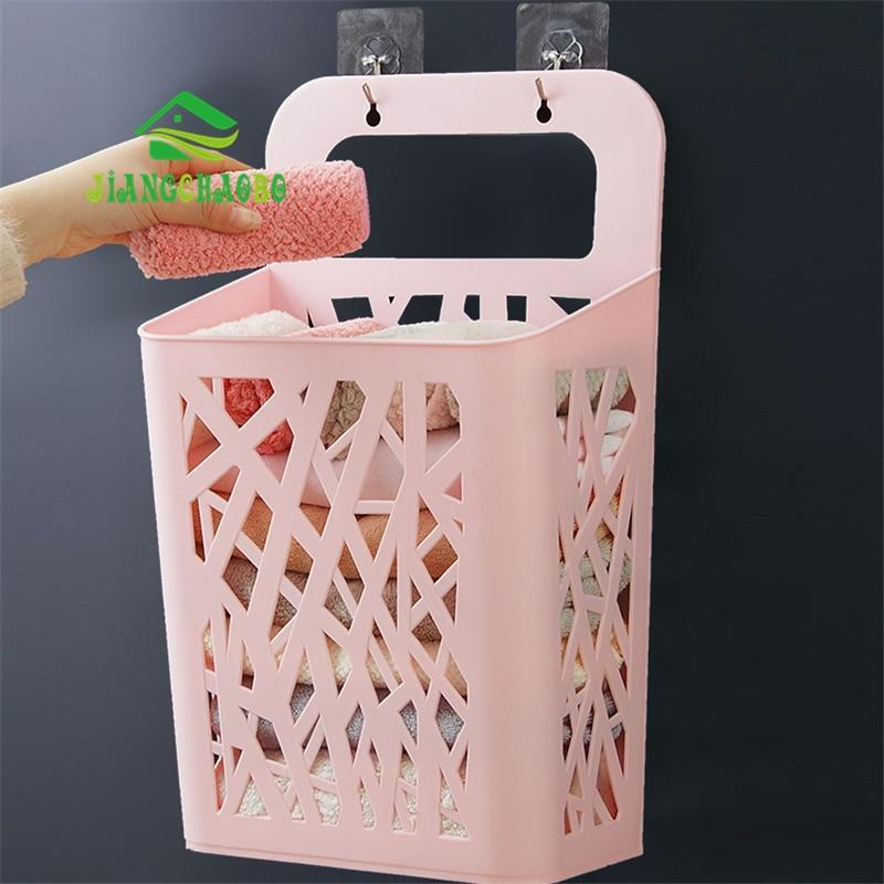Corbeille à Linge Plastique Suspendu Rose