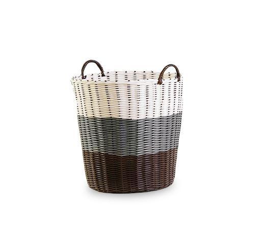 Panier Plastique Tressé