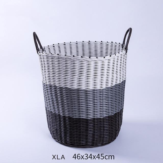 Tres grande taille Panier à Linge Plastique Souple 3 Couleurs