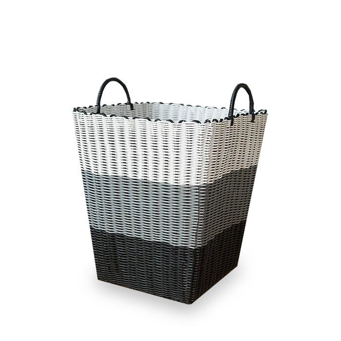 Panier À Linge Plastique Tressé