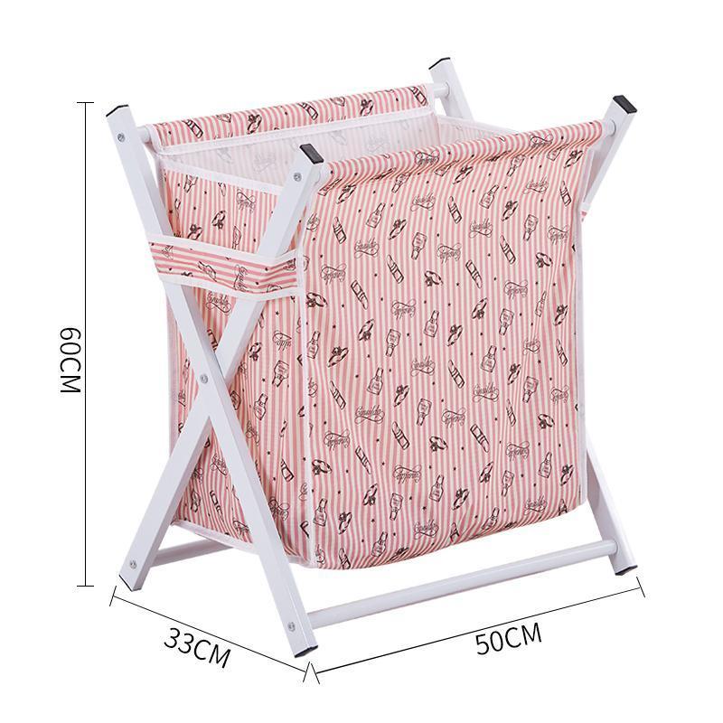 panier à linge versatile rose pale
