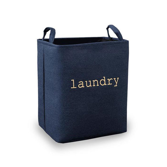 Panier à Linge Rectangulaire Bleu