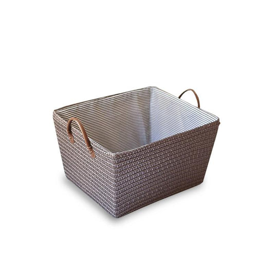Panier à Linge Rectangulaire Taupe