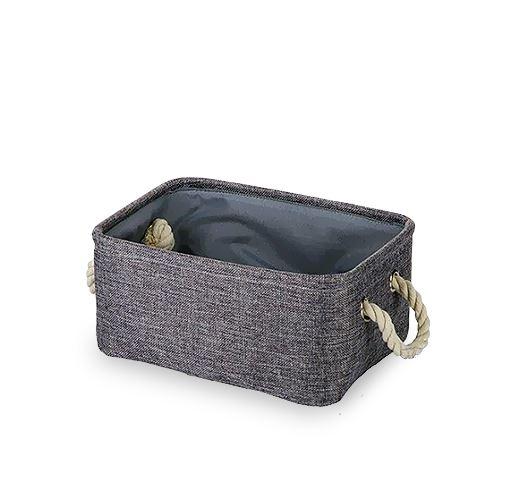 Panier à Linge Rectangulaire Gris