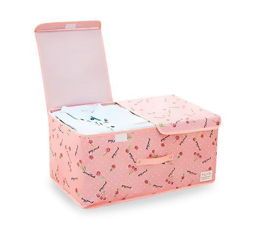 Panier Linge Rose Rectangulaire