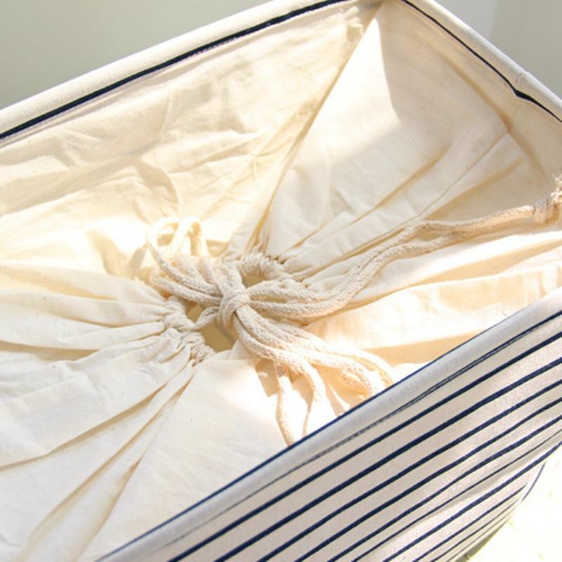 Panier Rectangulaire Bleu et blanc