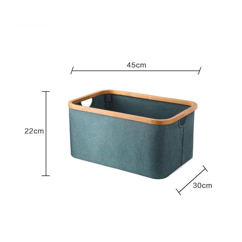 Panière à Linge Rectangulaire Vert