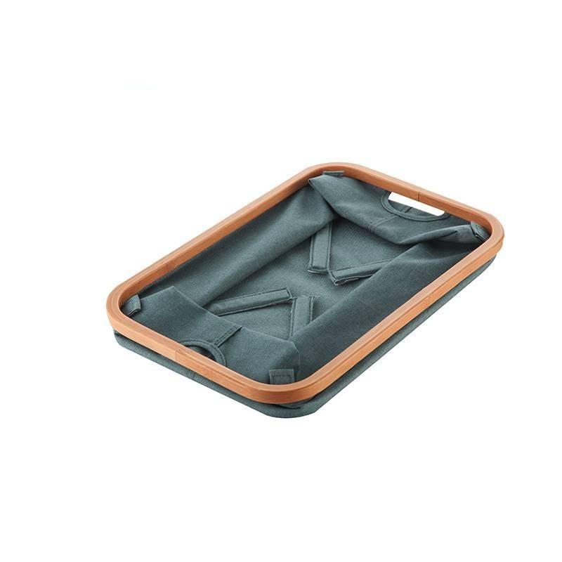 Panier à Linge pliable Rectangulaire Vert