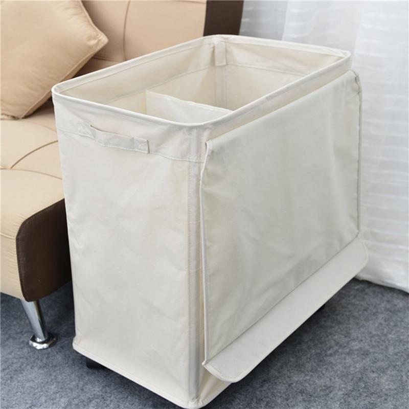 panier roulette beige