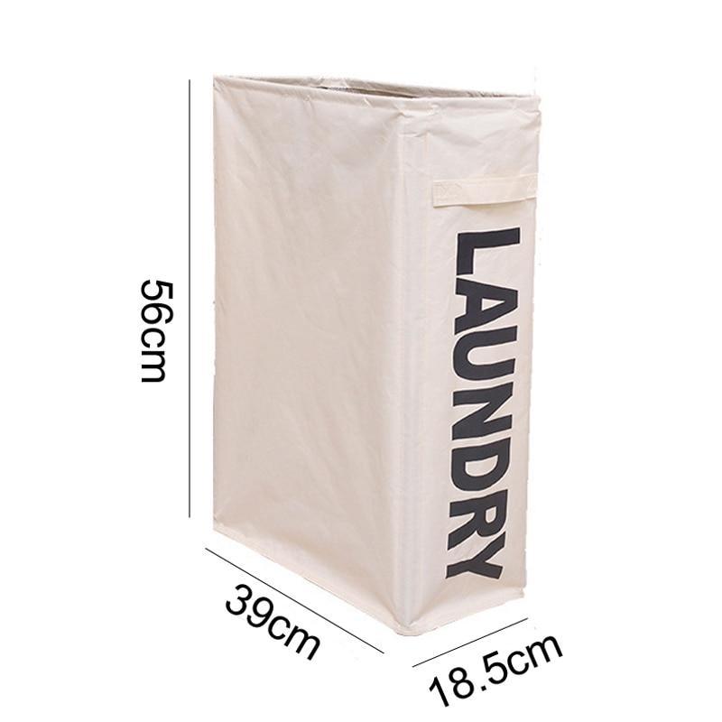 Panier de Linge Roulette Blanc dimensions