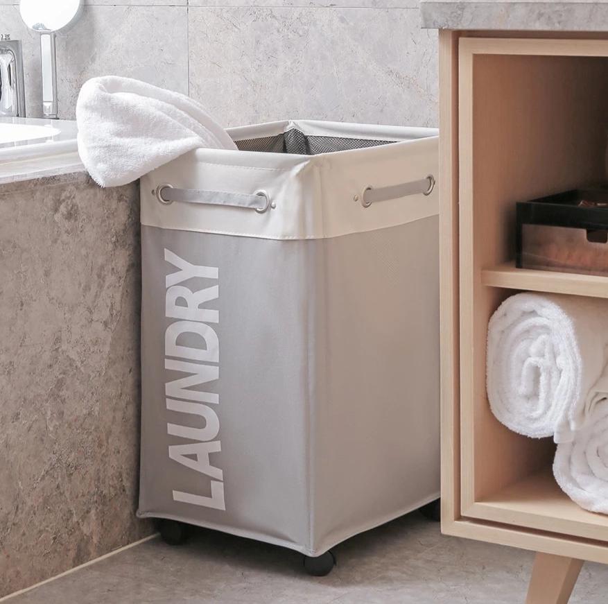 Panier Linge Roulette salle de bain