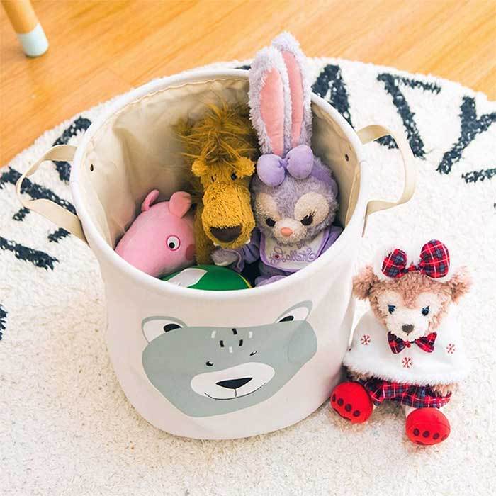 panier pour le linge bébé ourson