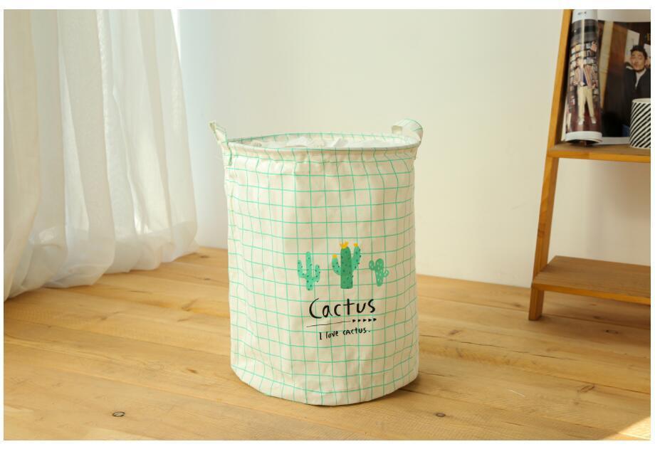 panier linge vert anis