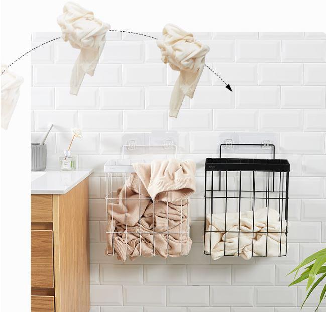 Panier à Linge à Suspendre en Métal