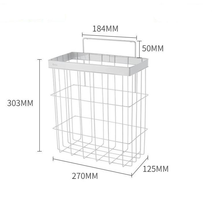 dimensions Panier à Linge à Suspendre en Métal