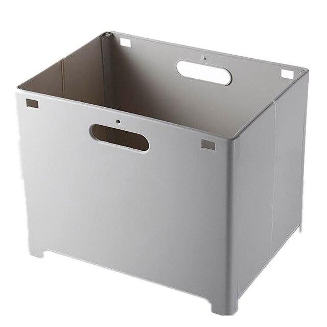 Panier à Linge Suspendu en Plastique gris