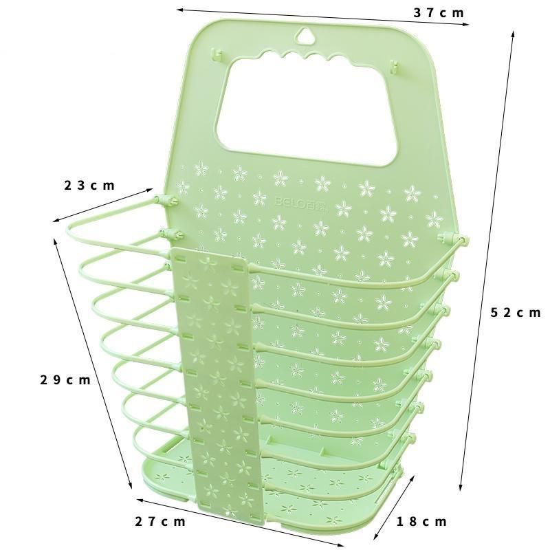 dimensions Panier à Linge Suspendu Vert Pomme