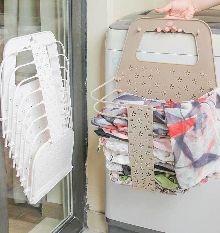 Panier à Linge Suspendu taupe