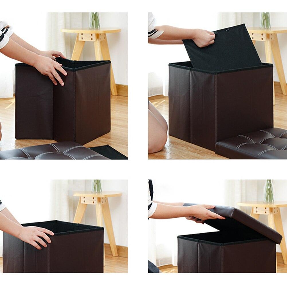 Panier à Linge pouf pliable