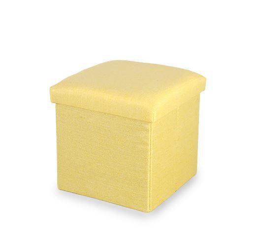Panier à linge Pouf Jaune Citron