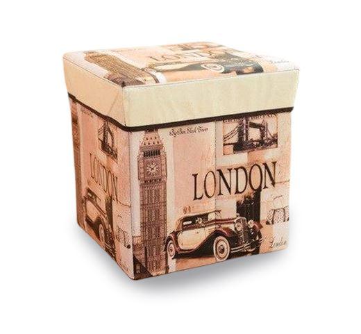 Panier à Linge Tabouret Pouf London