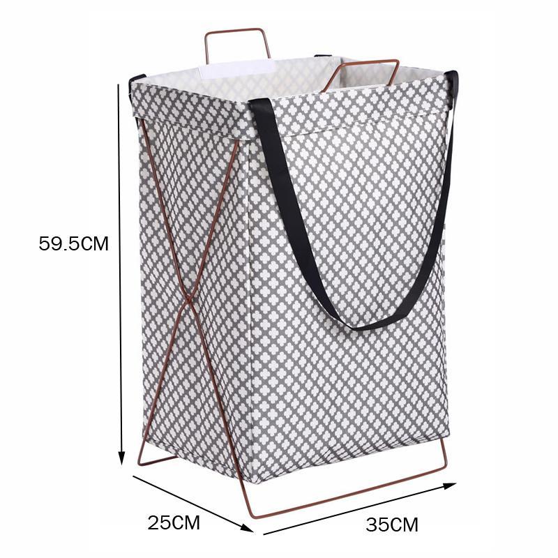 Panière Linge Tissu Urban Living dimensions