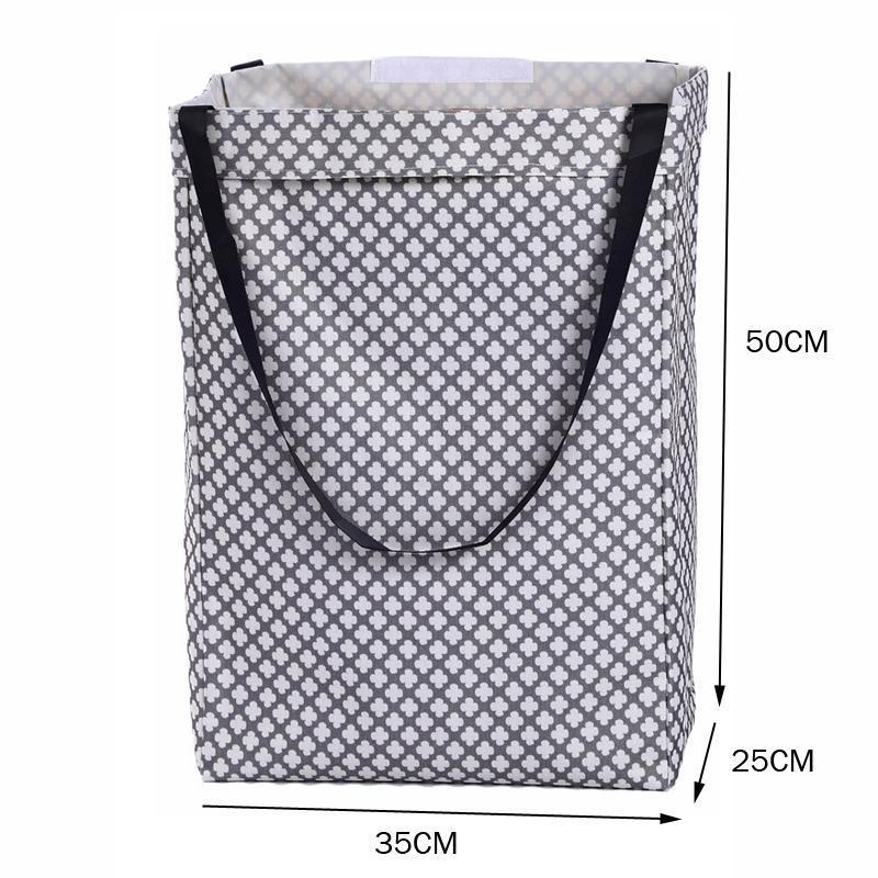 Dimensions du Cabas Linge Tissu Urban Living gris pas cher