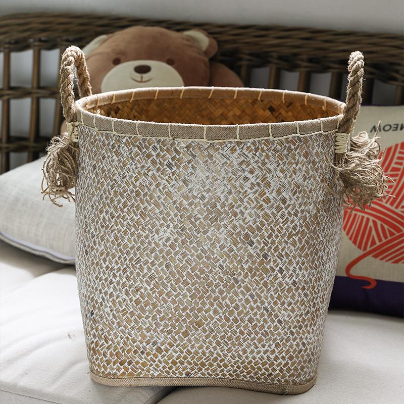 Panier à Linge Tressé Design