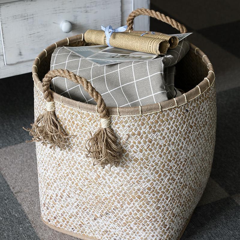 corbeille tressée à Linge Design