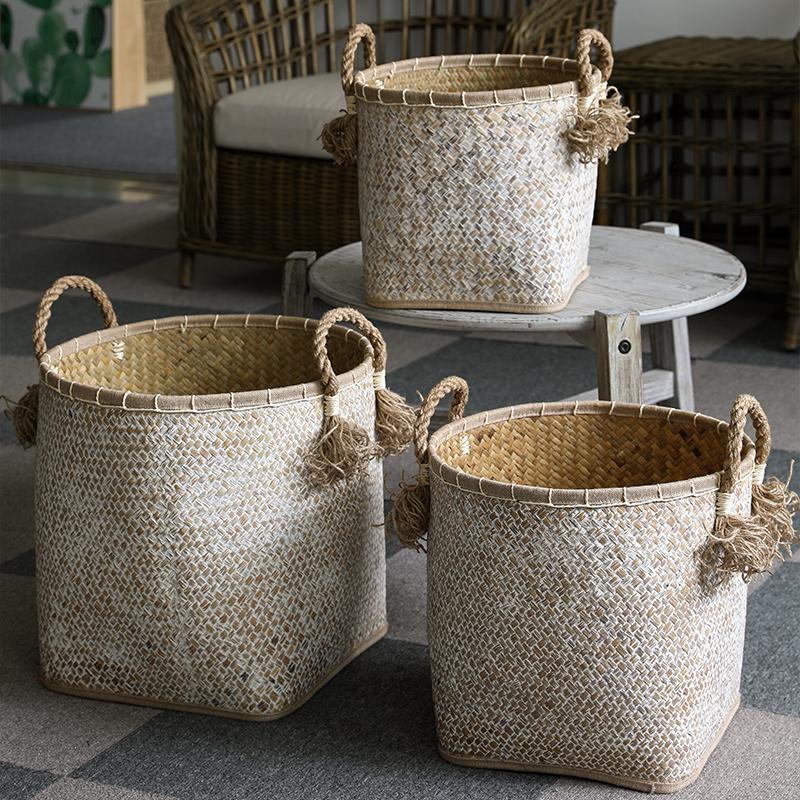 Paniers pour le Linge Tressés Design
