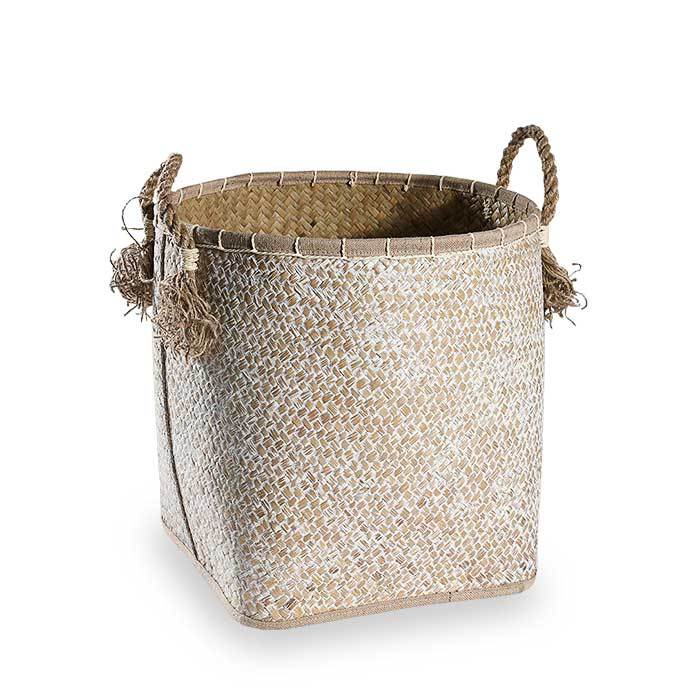 Panier à Linge Tressé Design