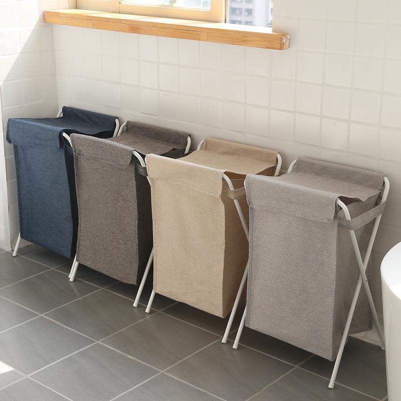 paniers pliables pour le linge plusieurs coloris