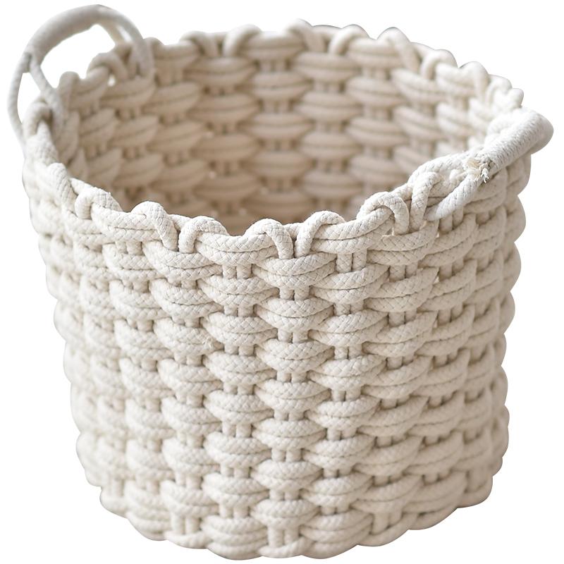 Panier de Rangement à Linge Bébé en Coton