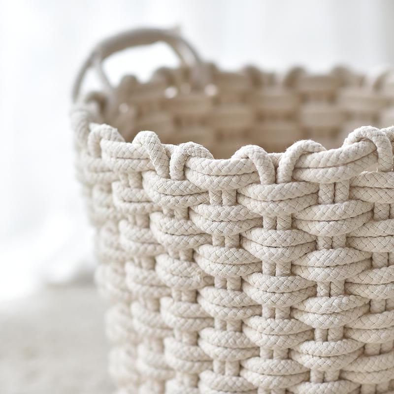 coton tressé pour panier à linge