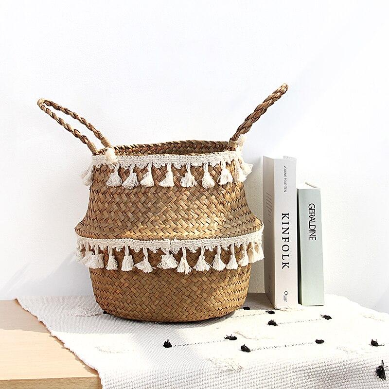 Panier Jonc de Mer pour Cactus et pompons