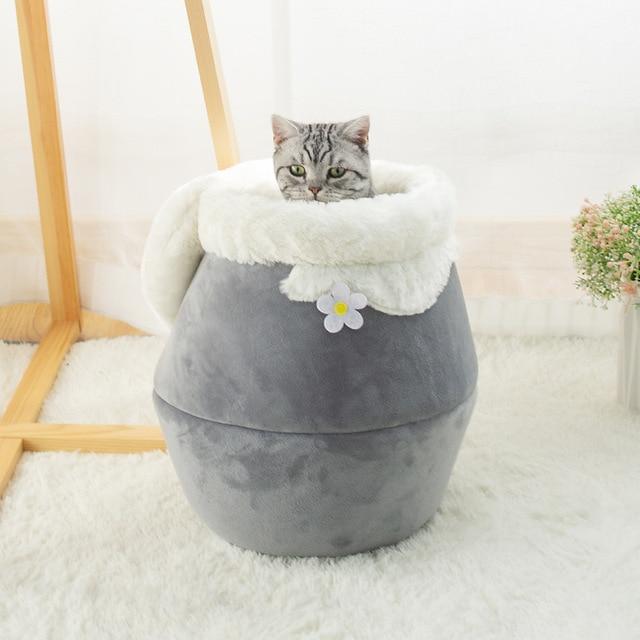 Panier Pour Chat Original Evolutif Vert - Gris / Taille L -