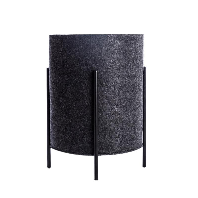 Panier sur Pied Design Gris