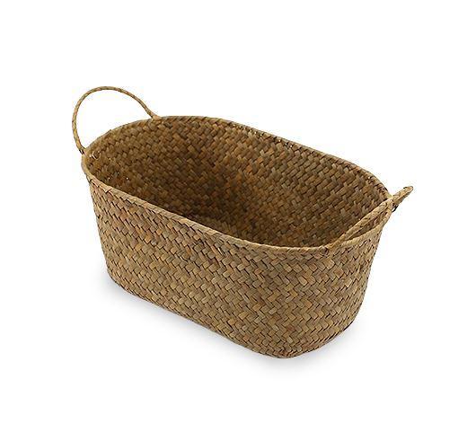 Panière à Linge Jonc de Mer Ovale
